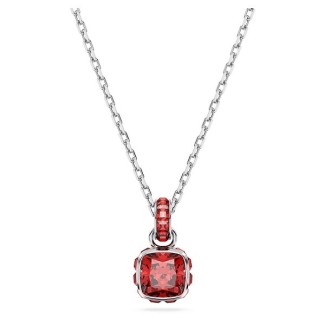 Swarovski Birthstone Juli-Halskette mit roten Kristallen – 5652043
