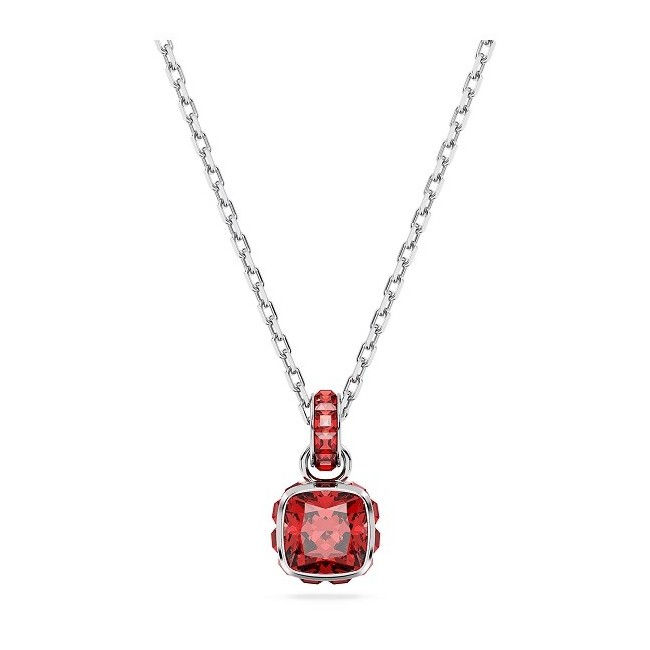 Collana Swarovski Birthstone Luglio con cristalli rosso - 5652043