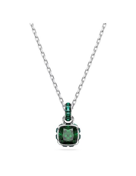 Collana Swarovski Birthstone Maggio con cristalli verde - 5651793