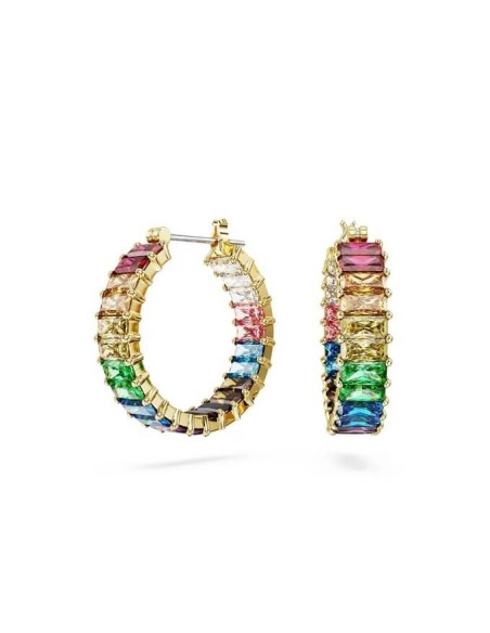 Swarovski Matrix Baguette Multicolor hoop earrings - 5685698