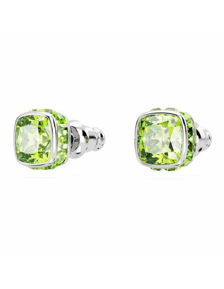 Swarovski Birthstone earrings with light green crystals - 5661958