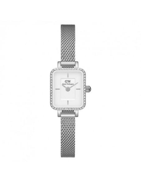 Daniel Wellington Quadro mini silver crystal watch - DW00100732
