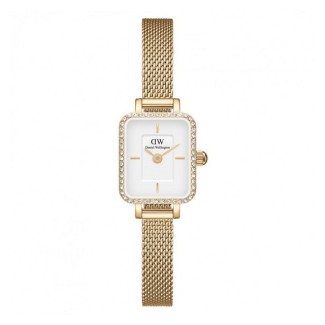 Orologio Daniel Wellington Quadro mini dorato cristalli - DW00100730