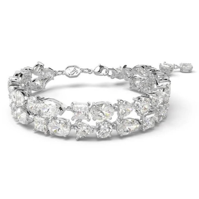 Bracciale donna Swarovski Mesmera doppio con zirconi bianchi 5669927