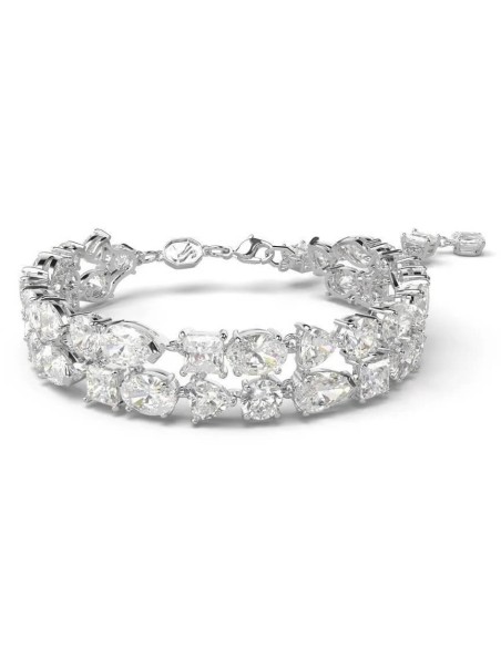 Bracciale donna Swarovski Mesmera doppio con zirconi bianchi 5669927