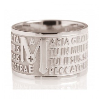 Tuum Animae Mater silberner Gebetsring TUAMLA90C00