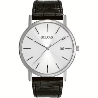 Orologio Bulova Classic Elegant in pelle nero - 96B104