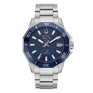 Bulova Marine Star Ceramic blue steel watch - 96B433