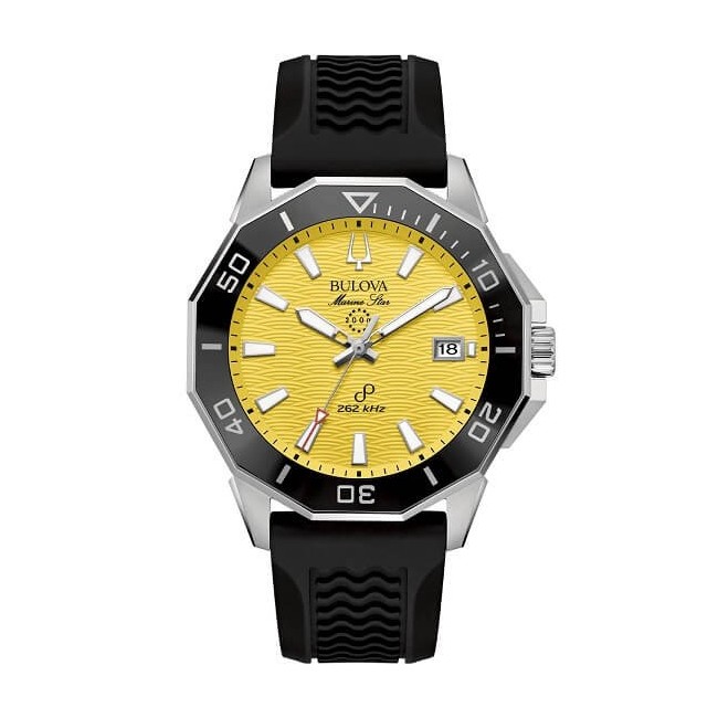 Bulova Marine Star Ceramic HPQ gelbe Uhr – 96B431