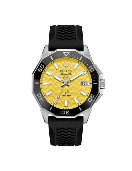 Orologio Bulova Marine Star Ceramic HPQ giallo -  96B431