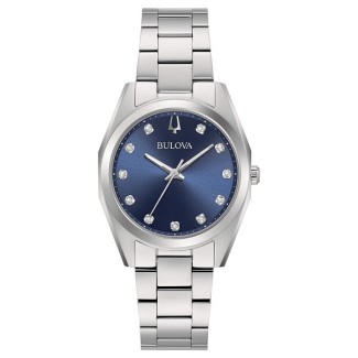 Orologio Bulova Surveyor Lady blu con diamanti 96P229