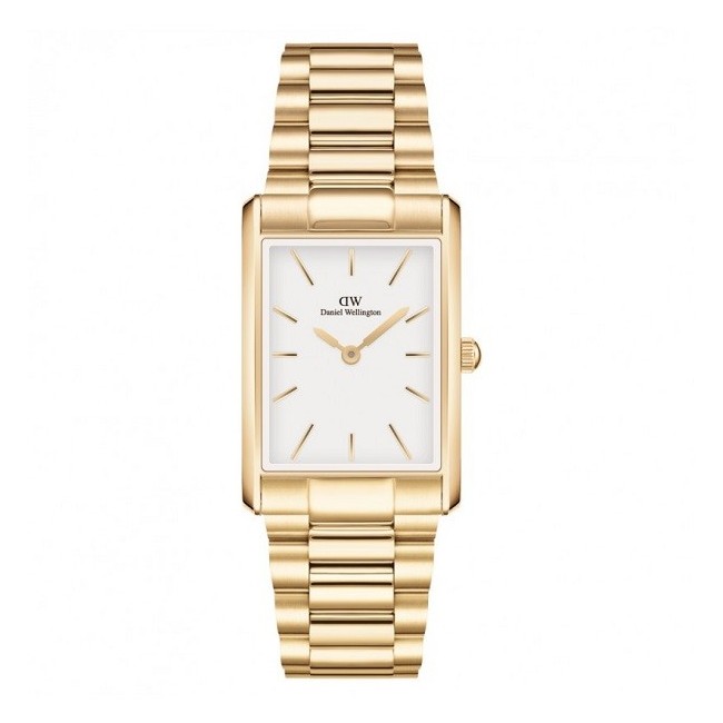 Daniel Wellington The Bound golden rectangular watch - DW00100703