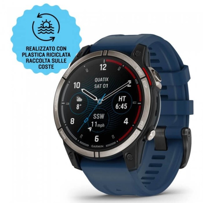 Garmin Quatix7 Pro Blue Watch - 0100280381