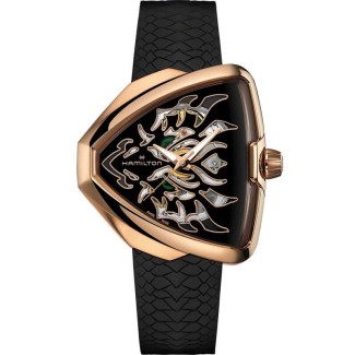 Orologio Hamilton Ventura Elvis80 Skeleton Dragon rosè H24525332