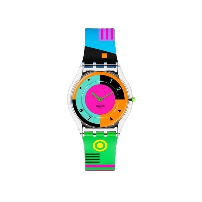 Orologio Swatch Neon Skin Hot Racer multicolor - SS08K119