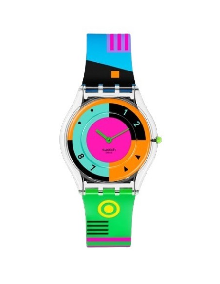 Orologio Swatch Neon Skin Hot Racer multicolor - SS08K119