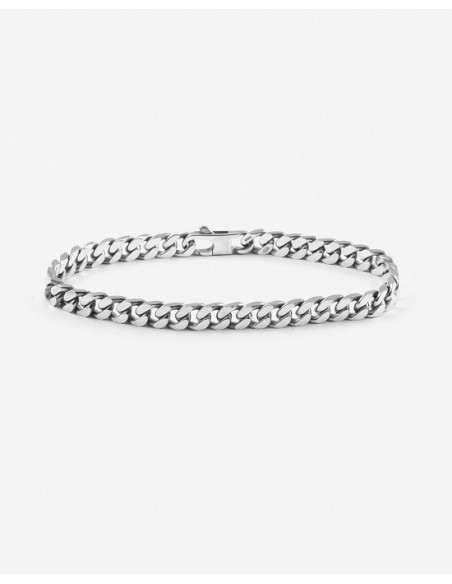 Nove25 Timeless square curb bracelet in silver N25BRA00039