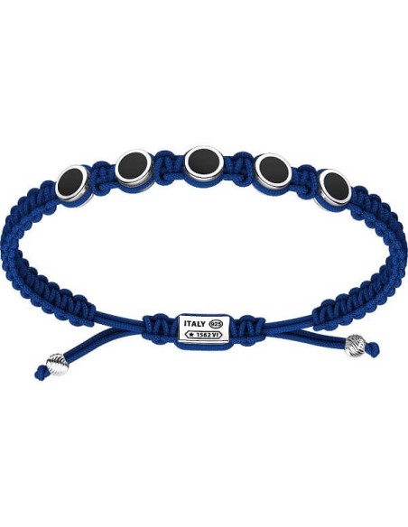 Bracciale Zancan Infinity cordino blu - EXB840-BL