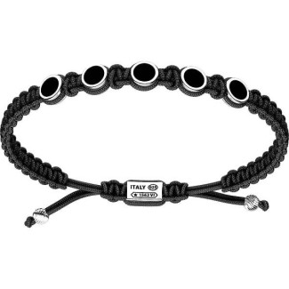 Zancan Infinity black cord bracelet - EXB840-NE