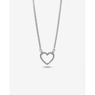 Nove25 Opulence necklace with heart pendant N25COL00376