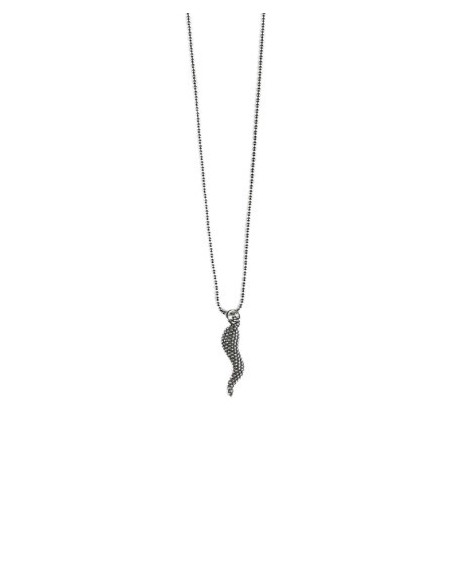 Nove25 Puntinati necklace with medium horn pendant N25COL00284