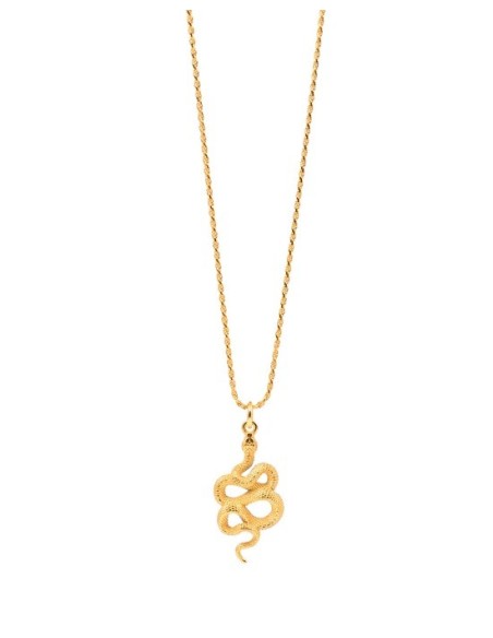 Nove25 Schlangenhalskette mit goldenem Schlangenanhänger N25COL00406