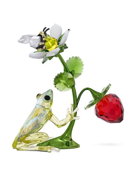 Swarovski Idyllia decoration, bee frog and strawberry - 5667599