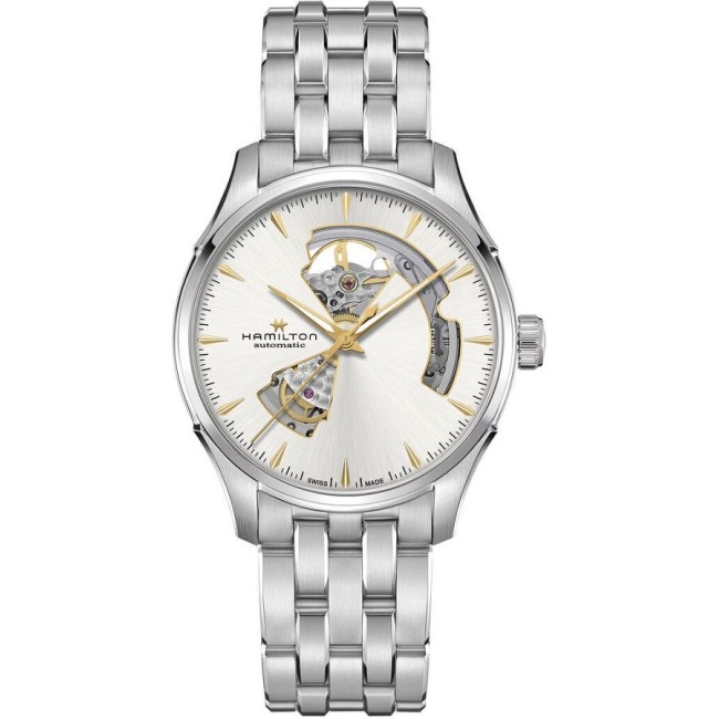 Orologio Hamilton Jazzmaster Open Heart Bianco - H32675151