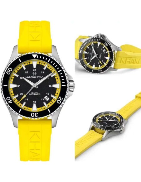 Orologio Hamilton Khaki Navy Scuba Automatico Giallo H82395332