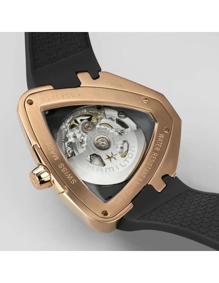 Orologio Hamilton Ventura Elvis80 Skeleton Dragon rosè H24525332