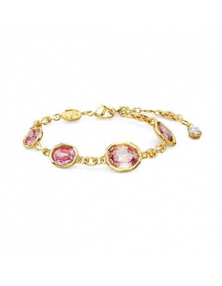Collana Swarovski Imber dorato con cristalli rosa - 5684239