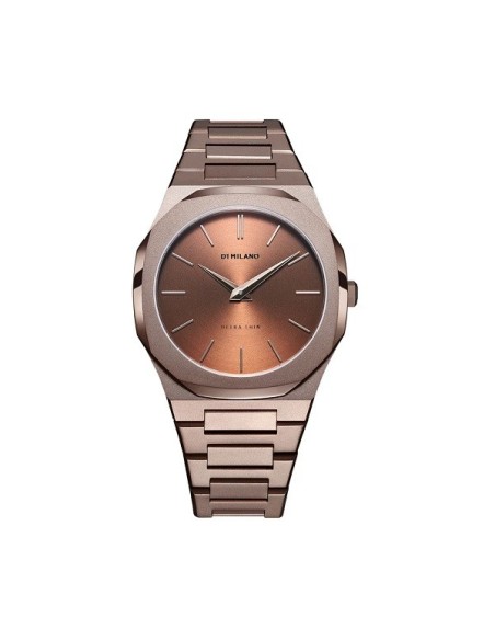 Orologio D1 Milano acciaio marrone Ultra Thin - D1-UTBJ10