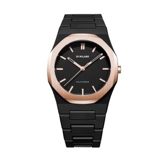 Orologio D1 Milano nero Polycarbon Gloaming - D1-PCBJ15