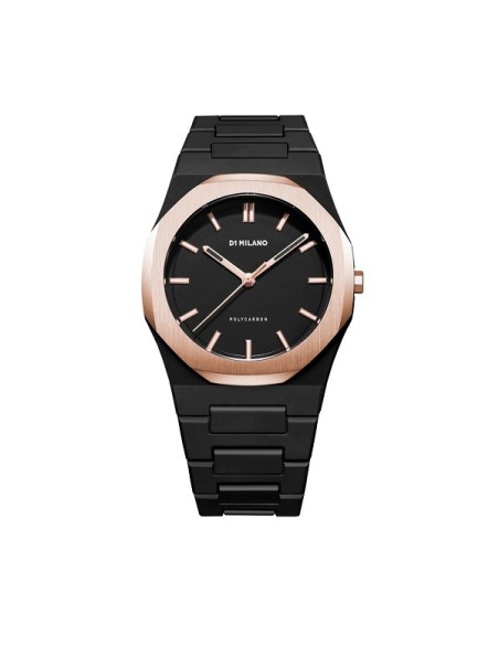 D1 Milano schwarze Polycarbon Gloaming Uhr – D1-PCBJ15