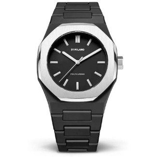 Orologio D1 Milano nero Polycarbon Moonglade - D1-PCBJ14