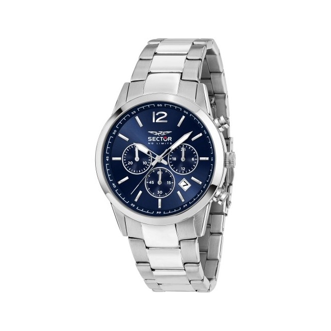 Orologio Sector660 al quarzo acciaio e quadrante blu R3253517028