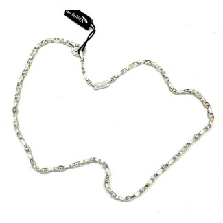 Collana in oro bianco ed oro rosa Barakà Small Sphere GC21241