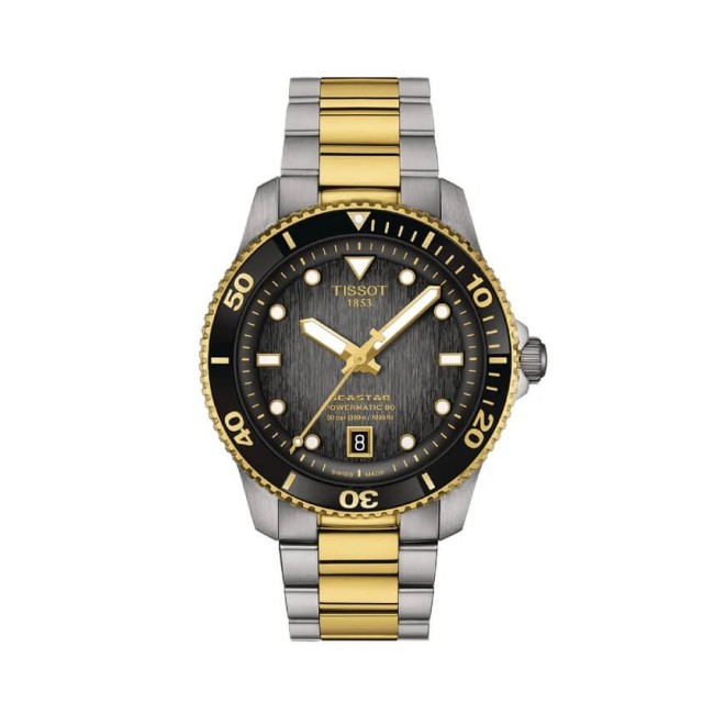 Orologio Tissot Seastar1000 auto Bicolore 40mm  T1208072205100