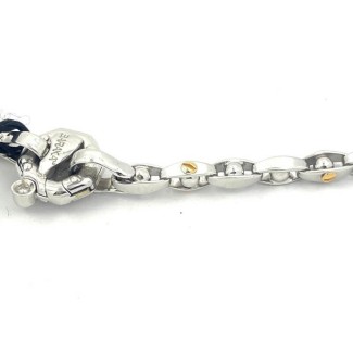 Collana in oro bianco ed oro rosa Barakà Small Sphere GC21241 2