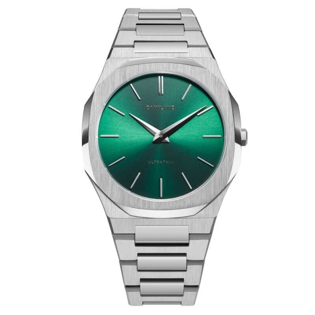 Orologio D1 Milano Ultra Thin Scarabeo grande verde D1-UTBJ37