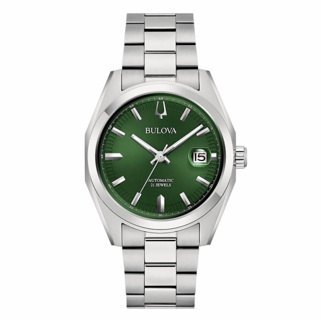 Bulova Surveyor Automatic Green Watch - 96B429