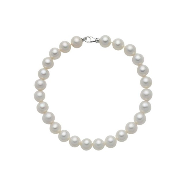 Bracciale Miluna in perle da 5mm ed oro bianco -  1MPE55518NL587