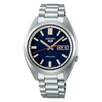 Seiko5 Sport Automatic vintage three-hand blue watch SRPK87K1