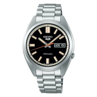 Seiko5 Sport Automatic vintage three-hand black watch SRPK89K1