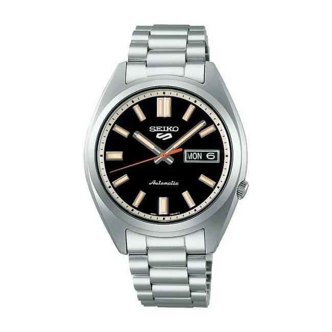 Seiko5 Sport Automatic vintage three-hand black watch SRPK89K1