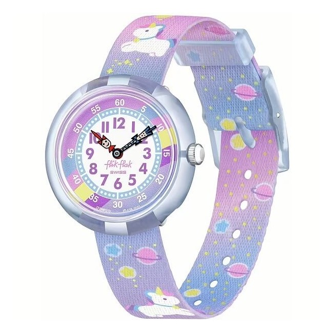 Flik Flak Cuddly Unicorn Mädchenuhr FBNP213