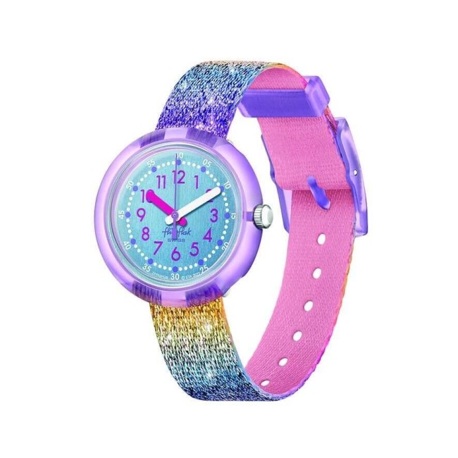 Flik Flak Shine In Rainbow Glitzer-Mädchenuhr FPNP128