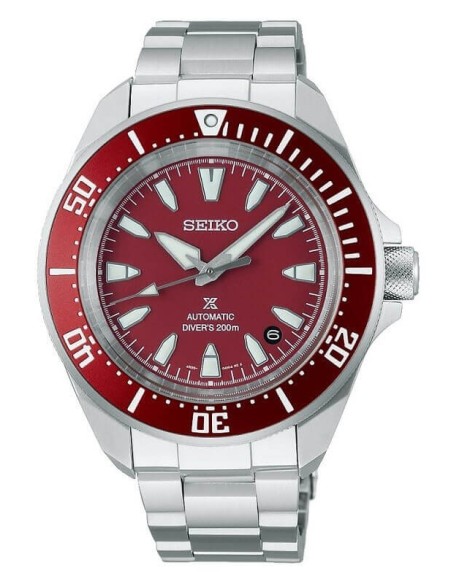 Seiko Prospex Samurai Automatic Red Watch - SRPL11K1