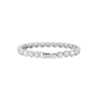 Mabina-Armband aus Silber mit weißen Zirkonen – 533823-17