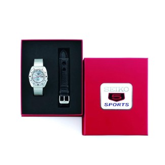 Seiko5 Sport Limited Edition-Uhr mit silbernem Zifferblatt SRPL03K1 2